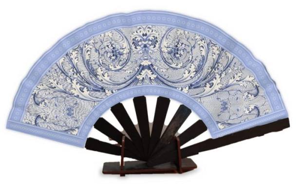 Abanico Acanto porcelana