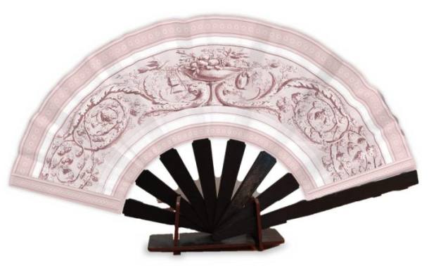 Abanico Friso imperial rosa viejo